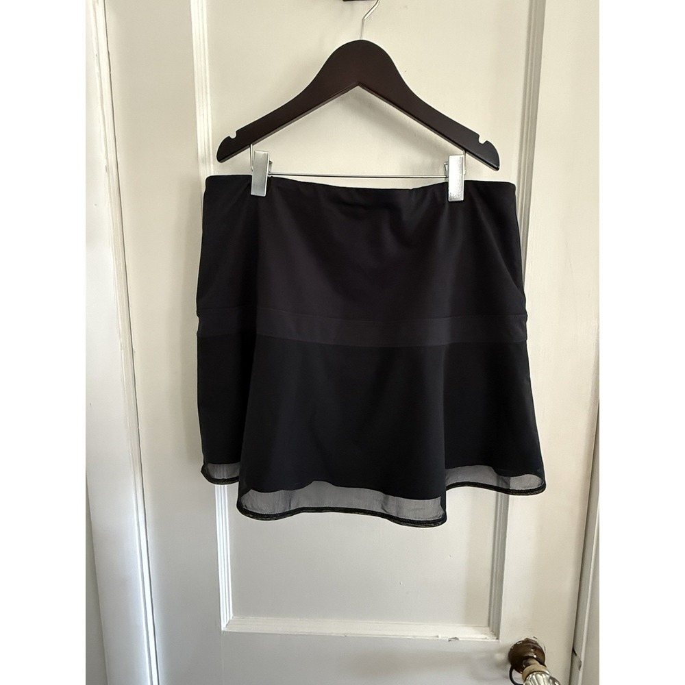 Athleta Women's Upbeat Black Skort Size Small Tennis Golf Pickleball